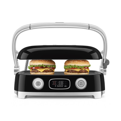 Griglia Multifunzione Smeg MGF01BLEU Nero lucido