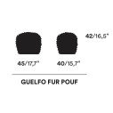 Guelfo Fur Pouf Opinion Ciatti dimensioni