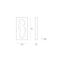 Guframini Broken Mirror White Gufram dimensioni