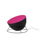 H2O F Lampada da terra In-es.artdesign nero-magenta
