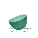 H2O F Nebulite Lampada da terra In-es.artdesign turchese accesa
