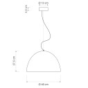 H2O Lampada a sospensione In-es.artdesign dimensioni