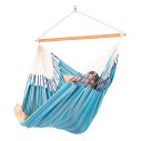 La Siesta Habana Azure Poltrona sospesa Kingsize in cotone biologico vista