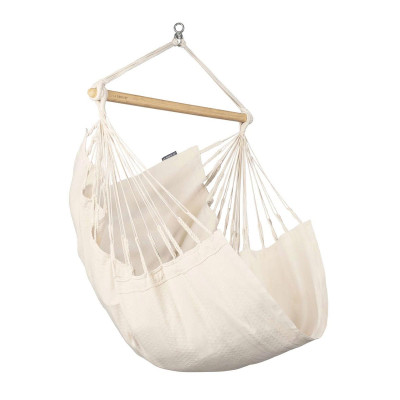 La Siesta Habana Latte Poltrona sospesa Basic in cotone biologico