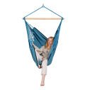 La Siesta Habana Blue Zebra Poltrona sospesa Comfort in cotone biologico vista