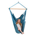 La Siesta Habana Blue Zebra Poltrona sospesa Comfort in cotone biologico vista
