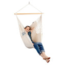 La Siesta Habana Latte Poltrona sospesa Comfort in cotone biologico vista