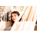 La Siesta Habana Latte Poltrona sospesa Comfort in cotone biologico ambientazione