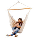 La Siesta Habana Latte Poltrona sospesa Kingsize in cotone biologico vista