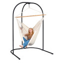 La Siesta Habana Latte Poltrona sospesa Kingsize in cotone biologico vista