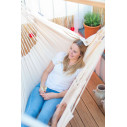 La Siesta Habana Latte Poltrona sospesa Kingsize in cotone biologico ambientazione