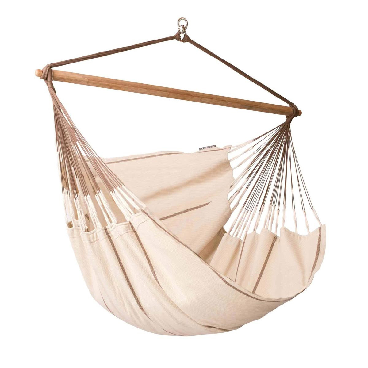 La Siesta Habana Nougat Poltrona sospesa Kingsize in cotone biologico