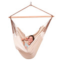 La Siesta Habana Nougat Poltrona sospesa Kingsize in cotone biologico vista