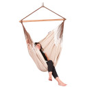 La Siesta Habana Nougat Poltrona sospesa Kingsize in cotone biologico vista