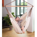 La Siesta Habana Nougat Poltrona sospesa Kingsize in cotone biologico ambientazione