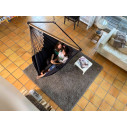 La Siesta Habana Onyx Poltrona sospesa Comfort in cotone biologico ambientazione