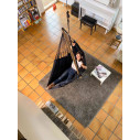 La Siesta Habana Onyx Poltrona sospesa Comfort in cotone biologico ambientazione