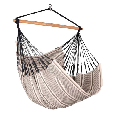 La Siesta Habana Zebra Poltrona sospesa Comfort in cotone biologico