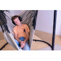 La Siesta Habana Zebra Poltrona sospesa Comfort in cotone biologico ambientazione