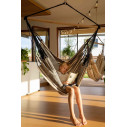 La Siesta Habana Zebra Poltrona sospesa Kingsize in cotone biologico ambientazione