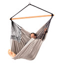 La Siesta Habana Zebra Poltrona sospesa Kingsize in cotone biologico vista