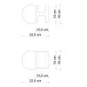 Habea Lampada da parete C2782 Decò Ferroluce specifiche