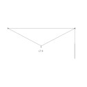 Halyard lampada a sospensione Nemo Lighting dimensioni