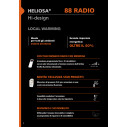 Heliosa Hi-design 88 Radio Riscaldatore a infrarossi specifiche tecniche