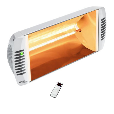 Heliosa Hi-design Wide Angle Radio Riscaldatore a infrarossi Bianco
