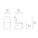 Her Lucida sedia Casamania dimensioni