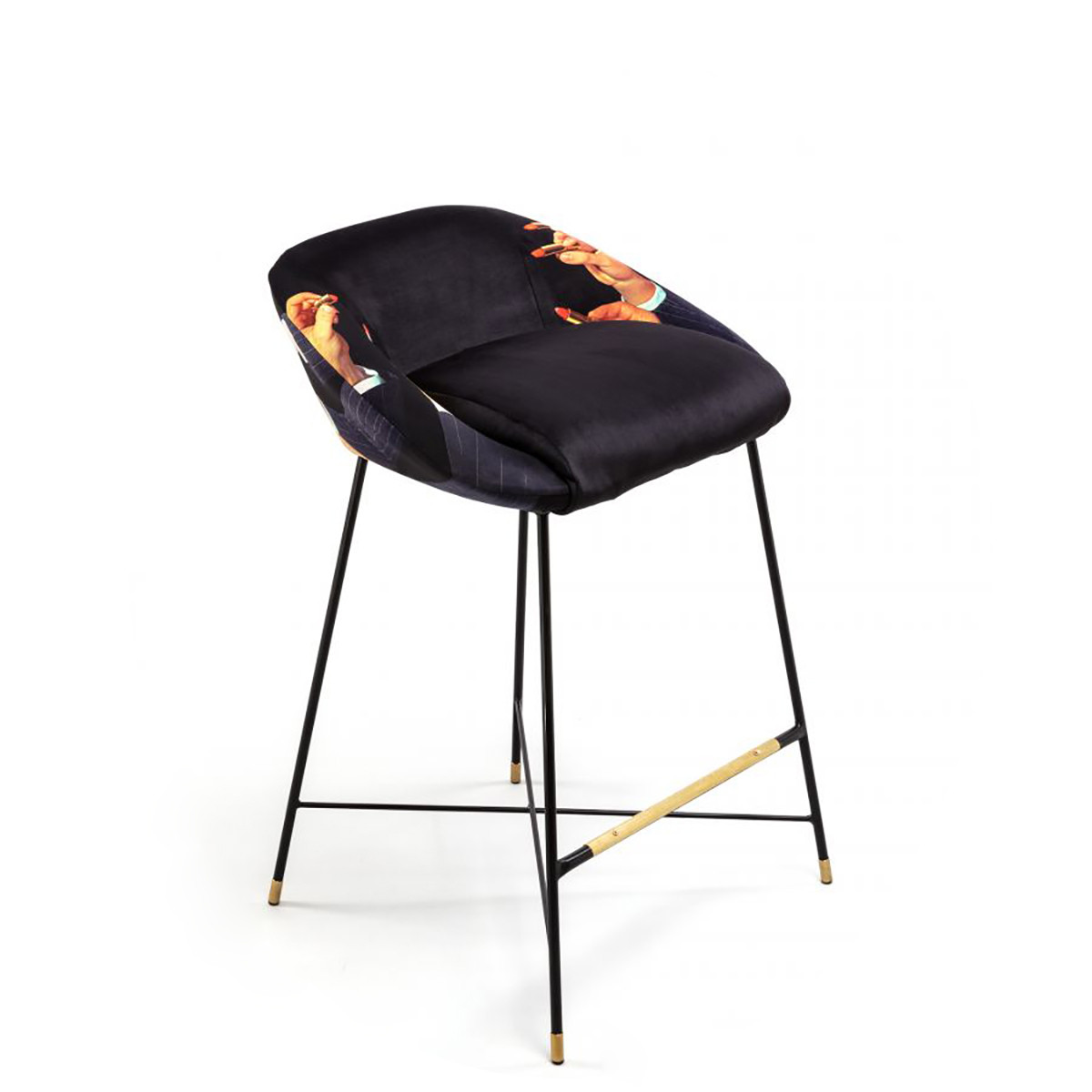 High Stool Black Lipstick Seletti