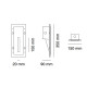 Hint Small 1304A segnapassi da esterno 9010 novantadieci dimensioni