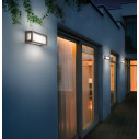 Home 230V H 12,5 E27 lampada da parete-soffitto Corten Zafferano ambientazione