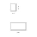 Home 230V H 12,5 E27 lampada da parete-soffitto Grigio scuro Zafferano dimensioni