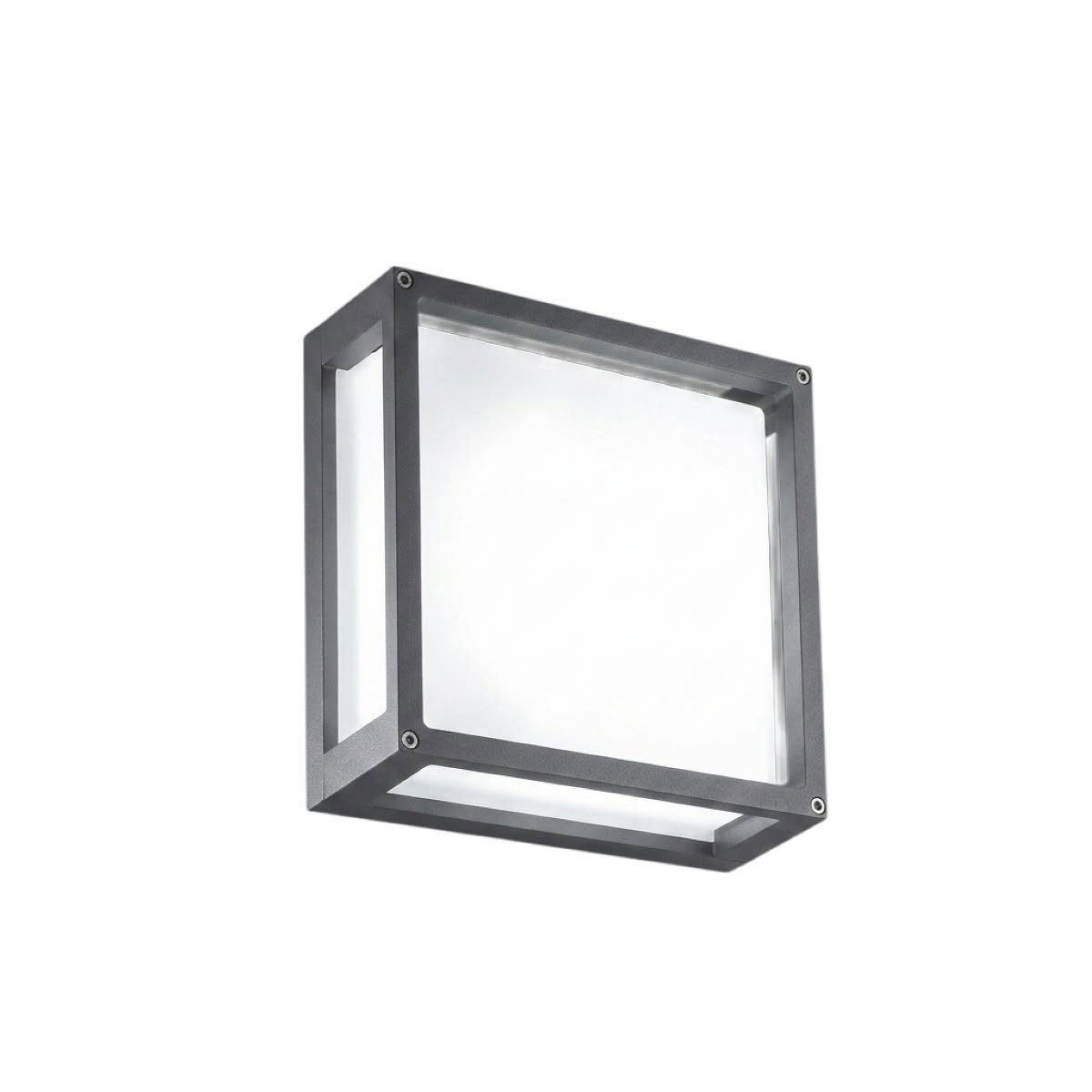Home 230V H 25 E27 lampada da parete-soffitto Grigio scuro