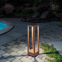 Home 230V H 50 LED Paletto Corten Zafferano ambientazione