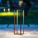 Home Solar 2 H 56 lampada da tavolo Corten Zafferano ambientazione