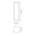 Home Solar H 50 lampada da esterno Grigio scuro Zafferano dimensioni