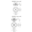 Hoops Lampada da soffitto Axolight dimensioni