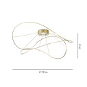 Hoops Lampada da soffitto Axolight dimensioni