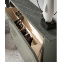 Scarpiera Hosoi 0962 Birex ambientazione dettaglio piano gres