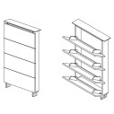 Scarpiera Hosoi 1721 Birex disegno tecnico
