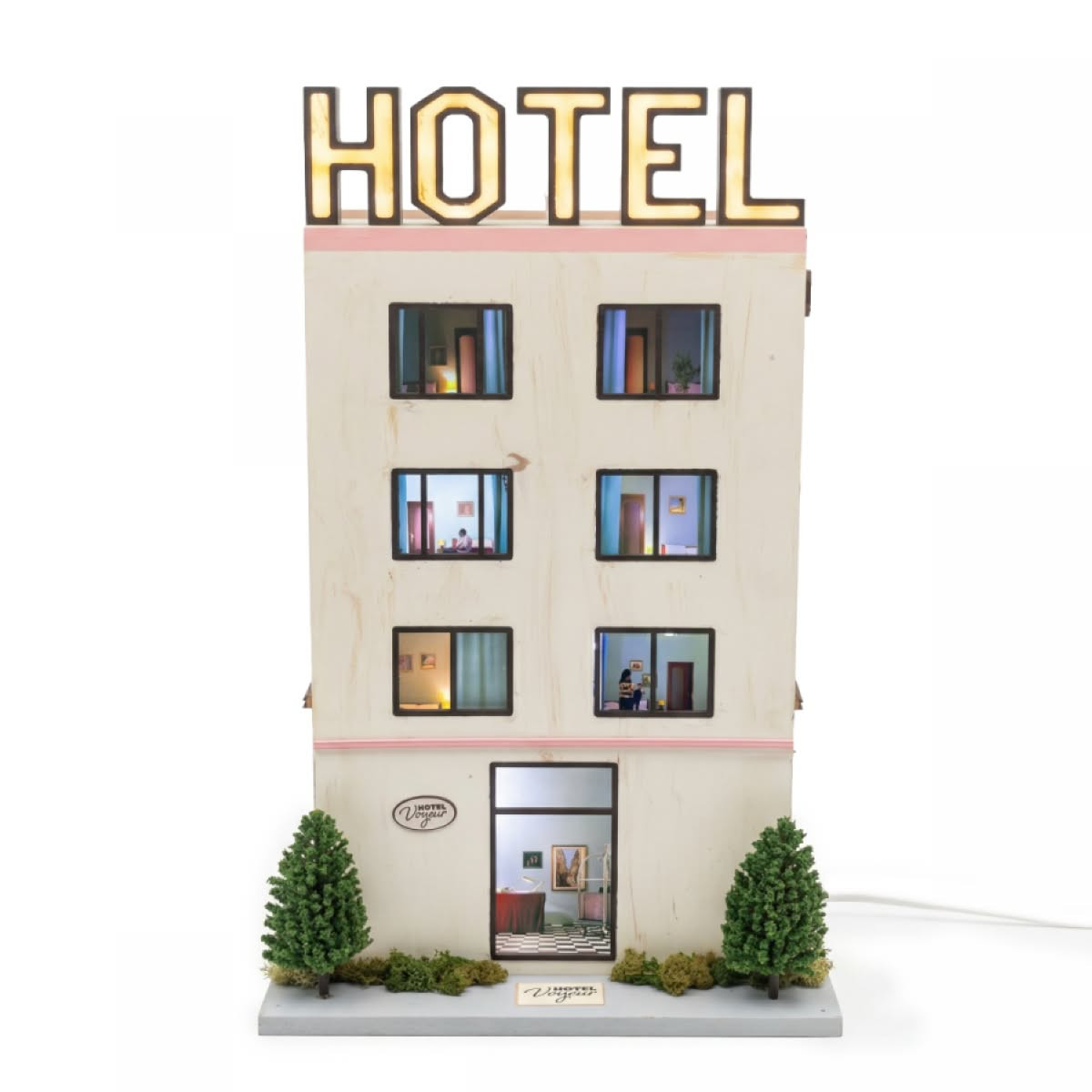 Hotel Voyeur Seletti lampada da tavolo