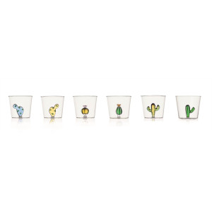 Desert Plants Set 6 tumbler assortiti