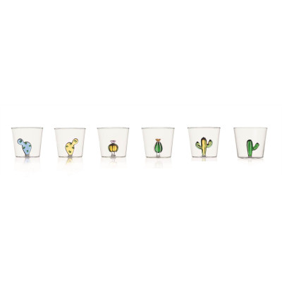Desert Plants Set 6 Tumbler assortiti