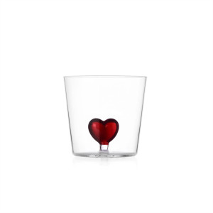 Cuore Tumbler cuore rosso