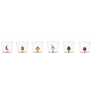 Vegetables Set 6 Tumbler assortiti