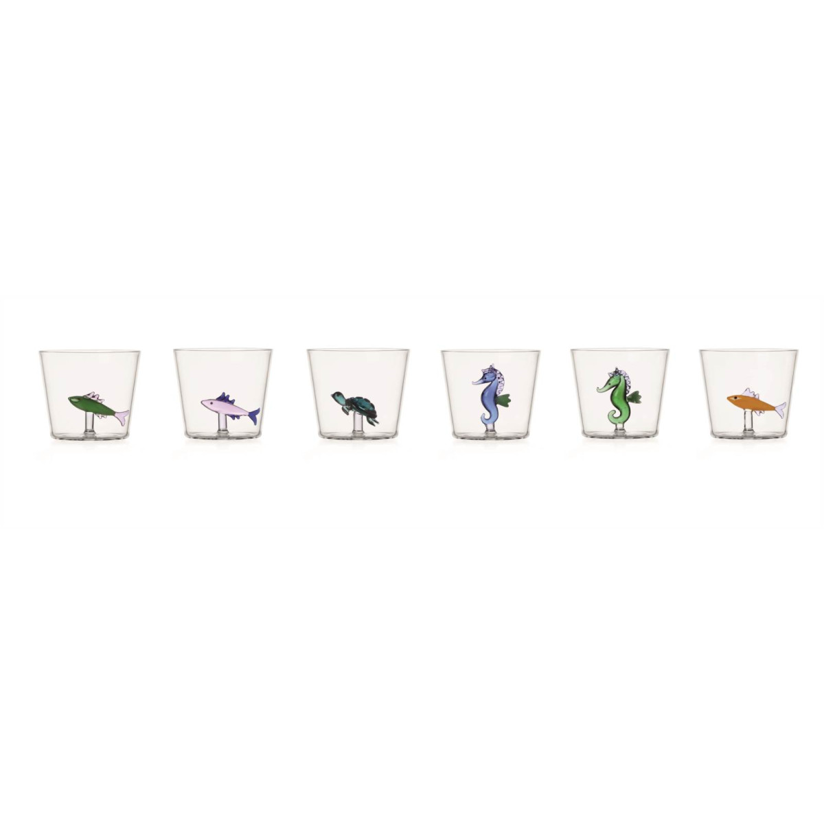 Marine Garden Set 6 tumbler assortiti