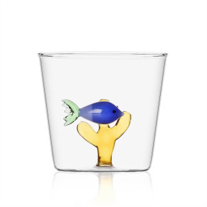 Marine Garden Tumbler pesce blu - alga ambra