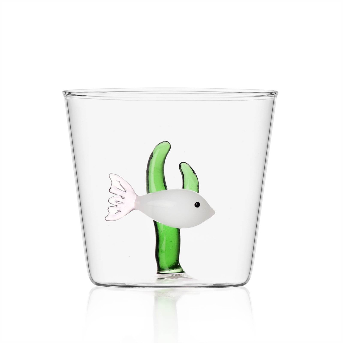 Marine Garden Tumbler pesce bianco - alga verde